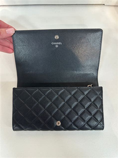 chanel continental wallet|Chanel wallet price.